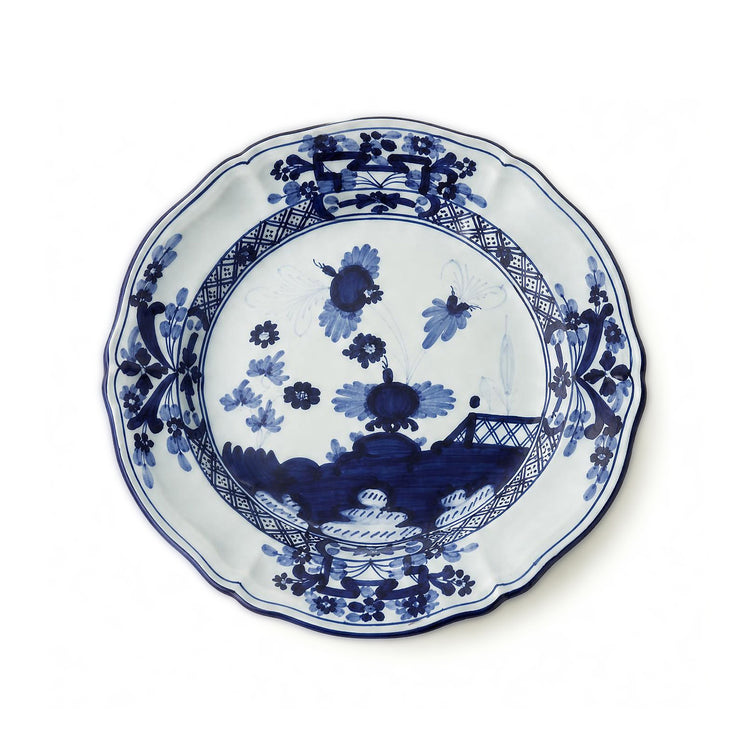 Piatto piano 25cm Garofano Blu