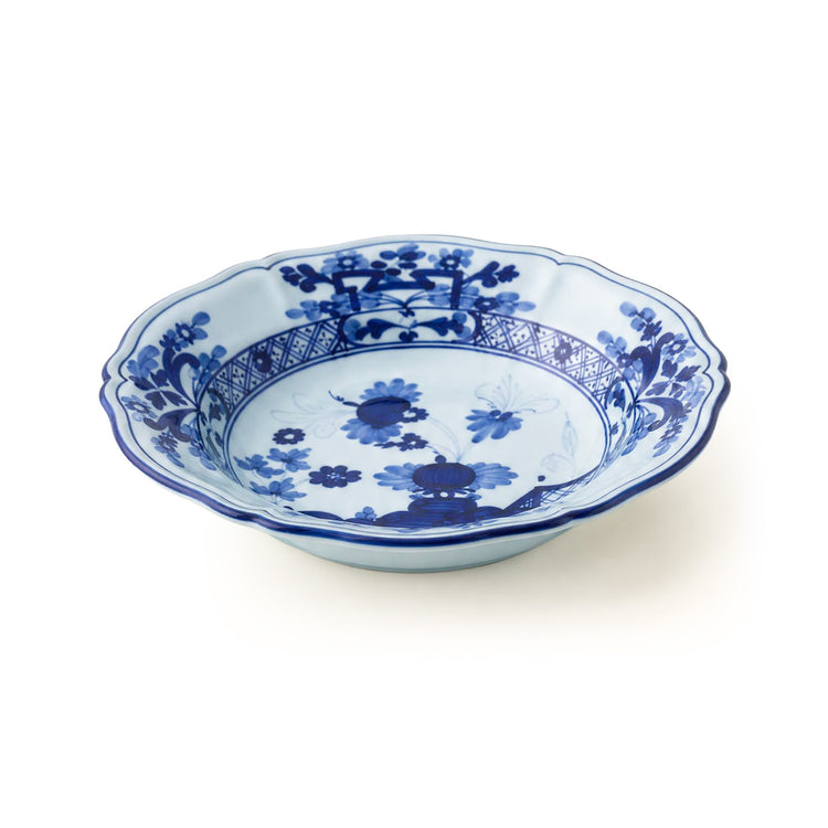 Piatto fondo 25cm Garofano Blu