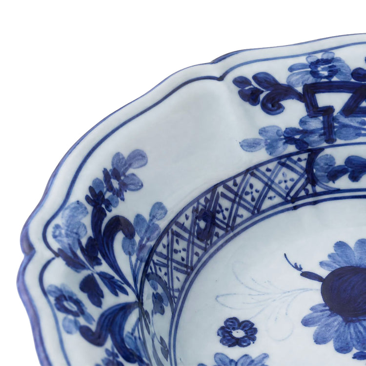 Piatto fondo 25cm Garofano Blu