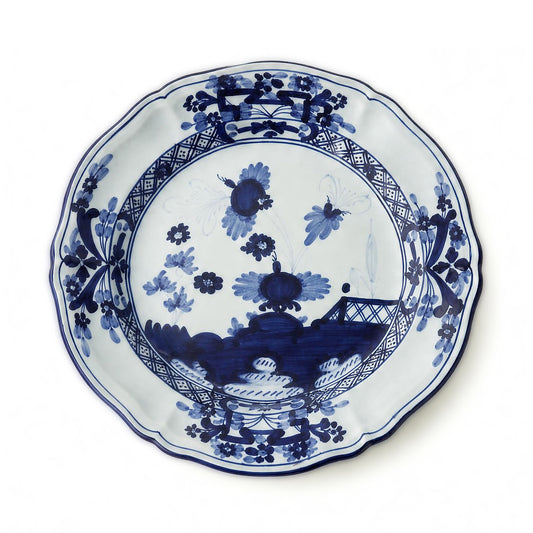 Piatto piano 28cm Garofano Blu