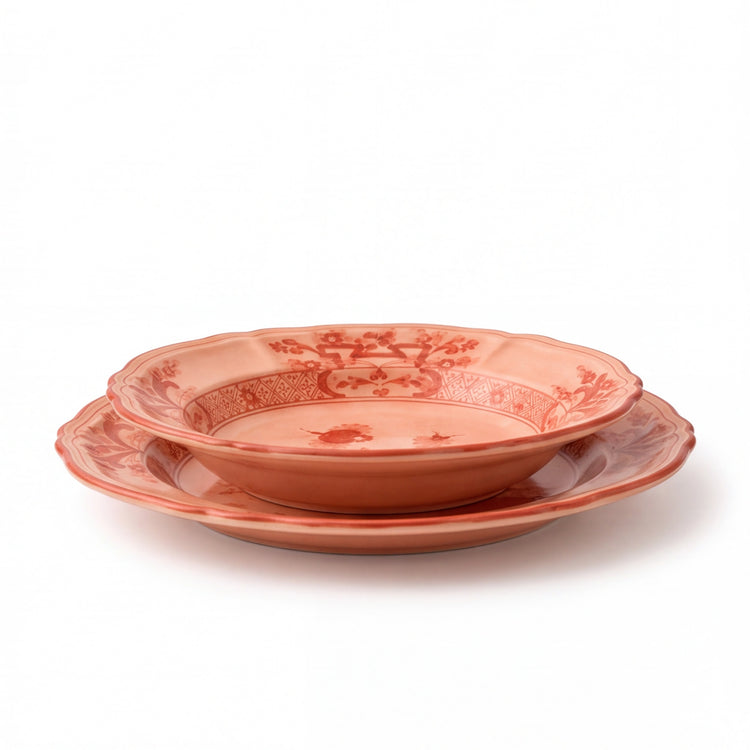 Set di piatti da due Garofano Rosa