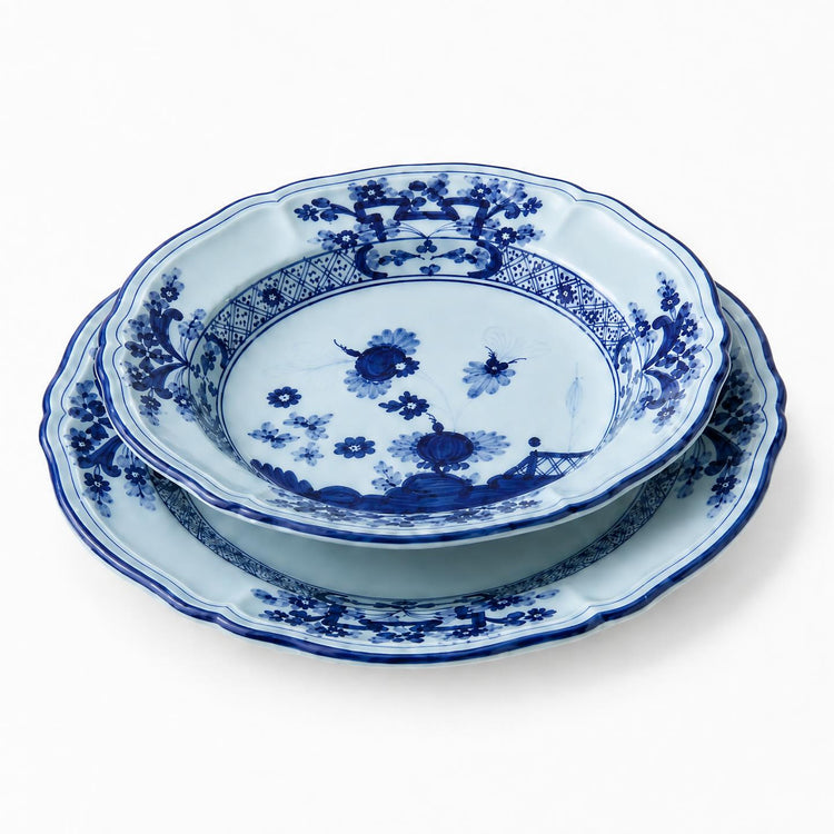 Set di piatti da due Garofano Blu