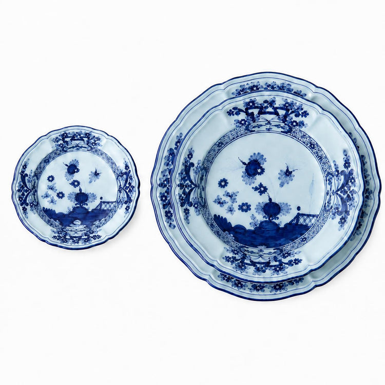 Set di piatti da due Garofano Blu