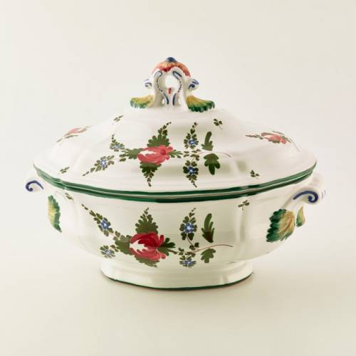 Oval soup tureen for 12 people, 40 x 28 cm