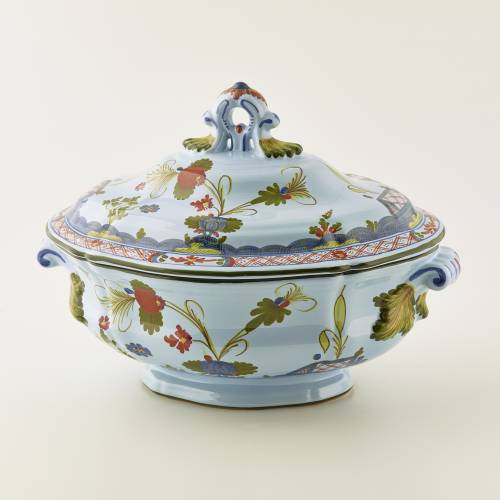 Oval soup tureen for 12 people, 40 x 28 cm