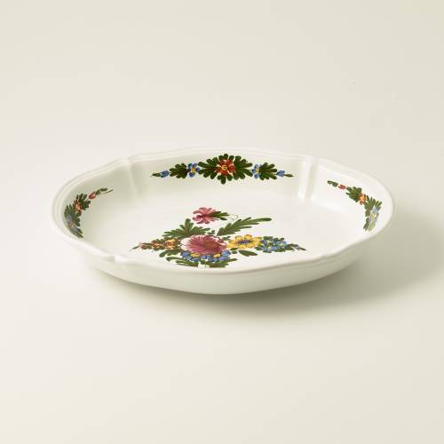 Oval strawberry bowl, 33 x 22 cm