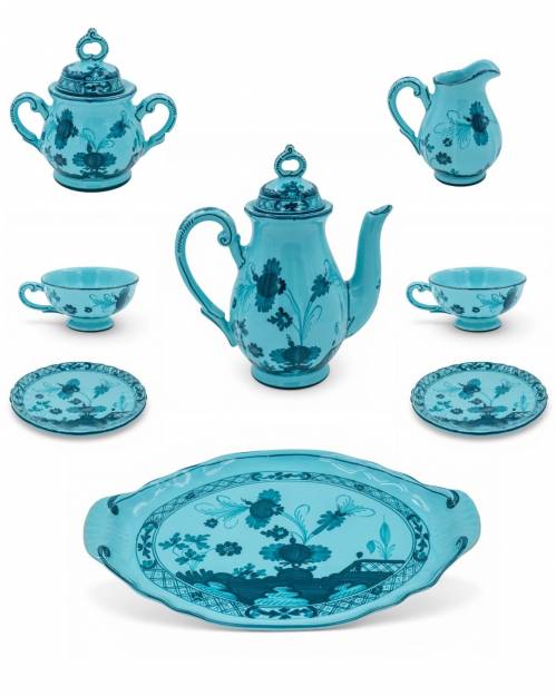 Servizio completo da caff&eacute; Garofano Tiffany