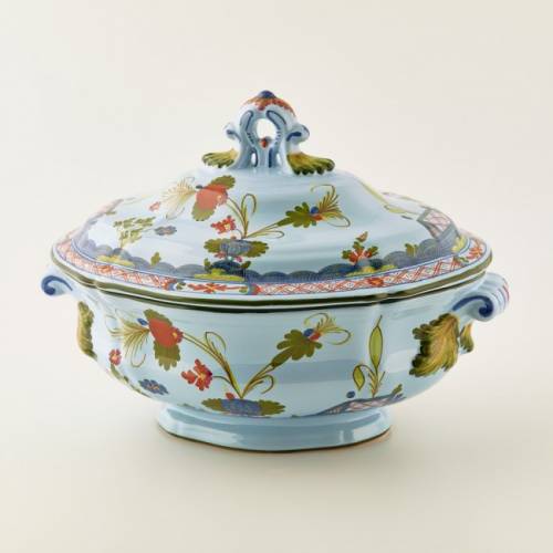 Oval soup tureen for 6 people, 32 x 24 cm