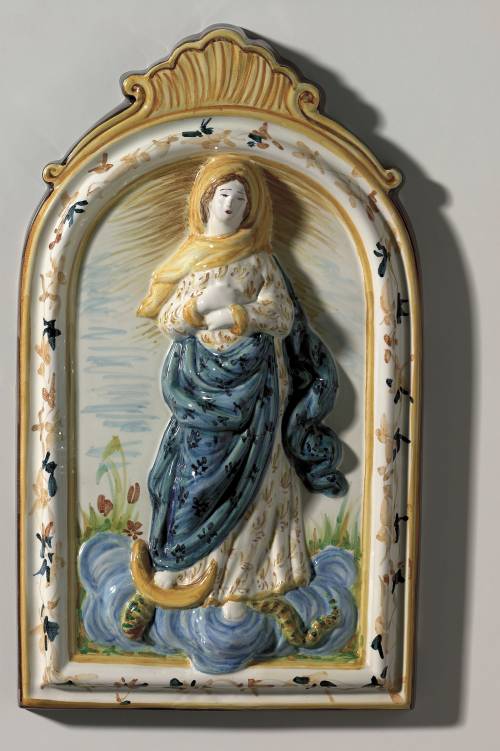 Beata Vergine Immacolata del Duomo di Imola. Dimensioni: 22,4 x 37,8 x 5,9 cm.