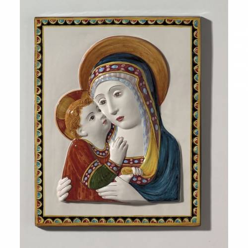 Beata Vergine del Piratallo di Imola (D. Minganti). Dimensioni: 48,5 x 38,5 x 5,5 cm.