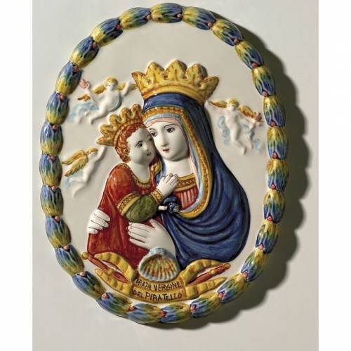 Beata Vergine del Piratallo di Imola. Forma grande ovale.