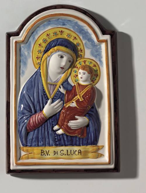 Beata Vergine San Luca di Bologna. Dimensioni: 37,4 x 25,2 x 3,8 cm. 
