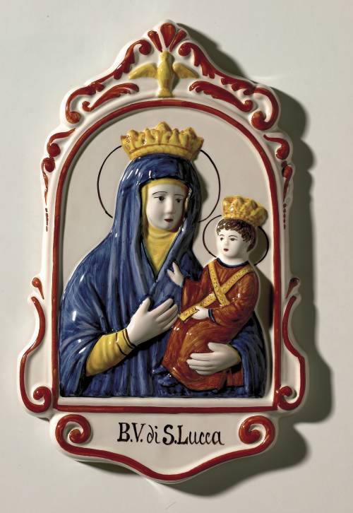 Beata Vergine di San Lucca. Dimensioni: 40 x 25 x 3,5 cm.