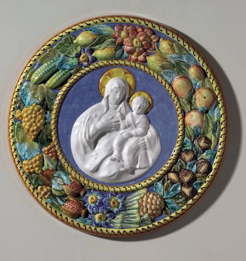 Beata Vergine San Luca di Bologna. Forma circolare. Dimensioni: 53,5 x 4,9 cm.