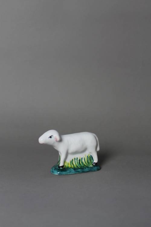 Sheep. Small, coloured figure.