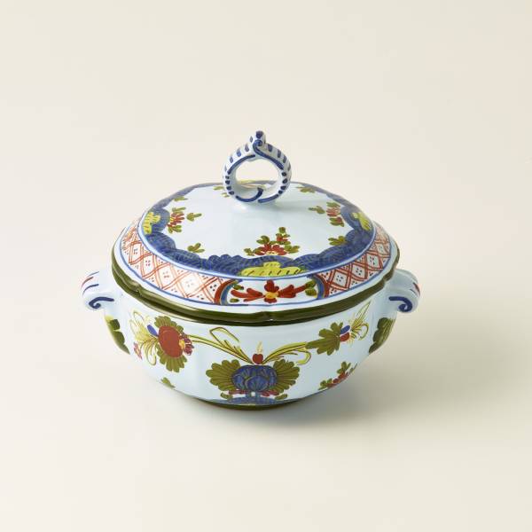 Cheese jar with lid, diameter 12 cm